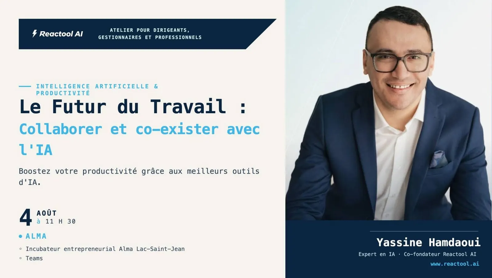 Le futur du travail : Collaborer et co-exister avec l ’IA
